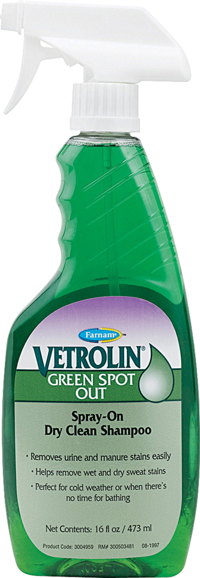 Vetrolin Green Spot Out Dry Clean Shampoo Spray