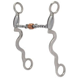 Weaver 5" Horse Bit, Sweet Iron 3-Piece Twisted Wire Mouth with Copper Cricket