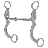 Weaver 5" Short Shank Horse Bit, Sweet Iron Twisted Snaffle Mouth, Stainless Steel