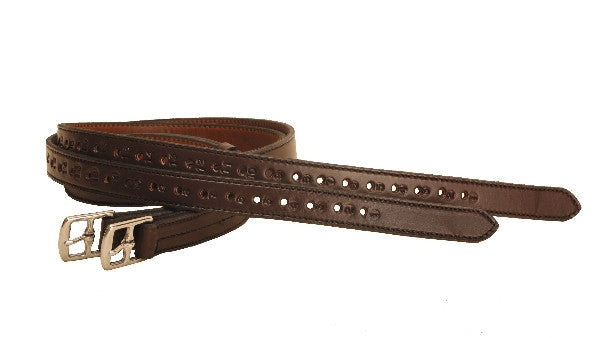Tory Leather 1" X 54" Half-Hole Stirrup Leathers