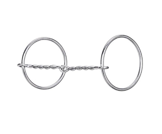 Weaver All Purpose Thin Twisted Wire Mouth Ring Snaffle Bit