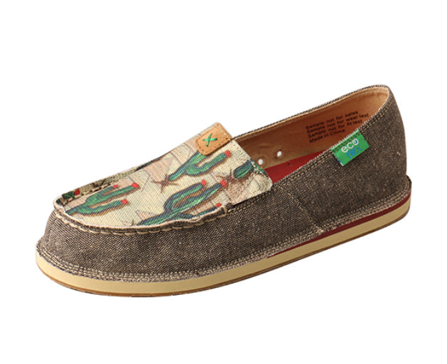 Women’s Twisted X Slip-On Loafer Dust/ Cactus Print- WCL0010