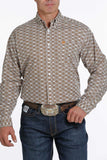 Men’s Cinch Grey Button-Down Western Shirt