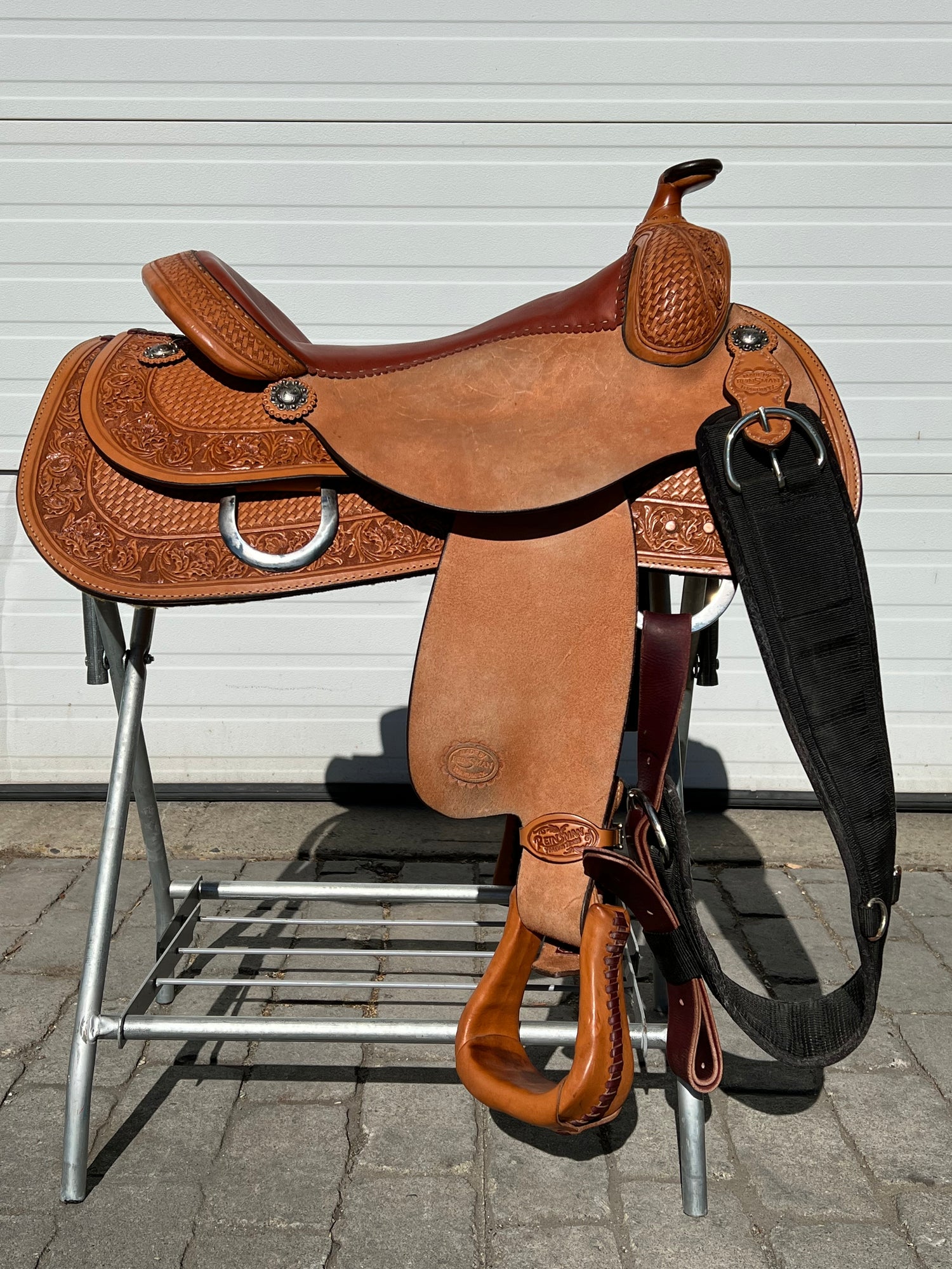 Used Reinsman Brian Bell-Bell Ranch 17” Western Reiner Saddle