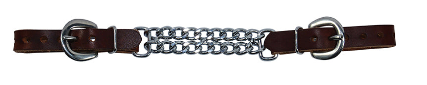 Reinsman 7817 Curb Chain – Rosewood Double Flat link