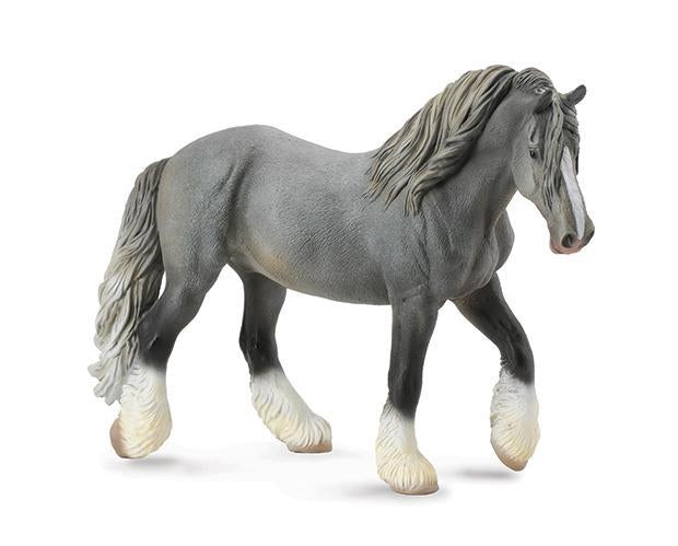Breyer CollectA Grey Shire Mare Horse