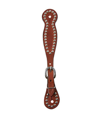 Weaver Leather Ladies Bridle Leather Spur Straps with Spots