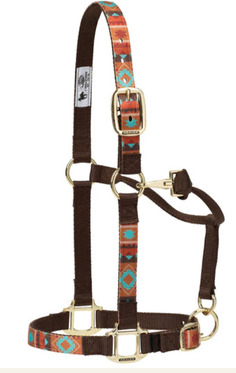 Non-Adjustable Patterned Nylon Horse Halter - Weaver Leather Equine