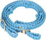 Mustang Nylon Flat Braided Knotted Barrel Rein