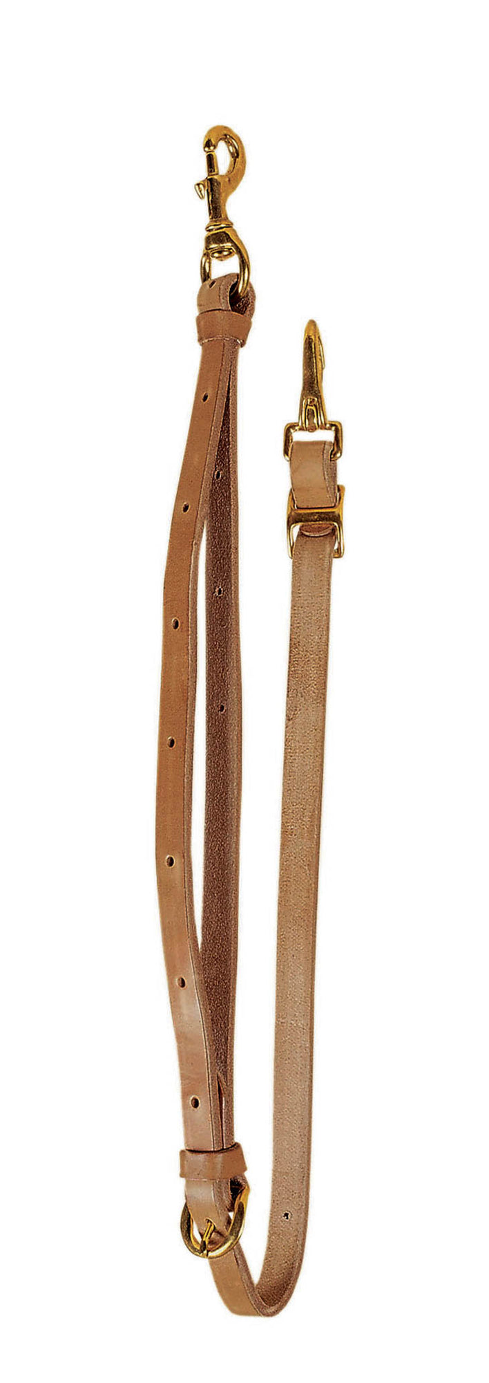Tory Leather 3/4" Harness Leather Tie Down With Solid Brass Hardware