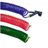 Tough-1 Coil Water Hose with Nozzle