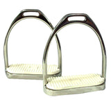 Premium Coronet Fillis Stainless Steel Stirrup Irons with Pads