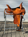 Used High Horse Pasadena 16” Western Show Saddle with Headstall