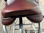 Used Crosby Monoflap 17.5” Covered Leather Event Saddle