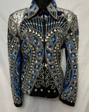 Ladies Royal Highness Royal & Silver Western Show Jacket