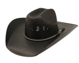 Twister Bangora Black Western Straw Hat