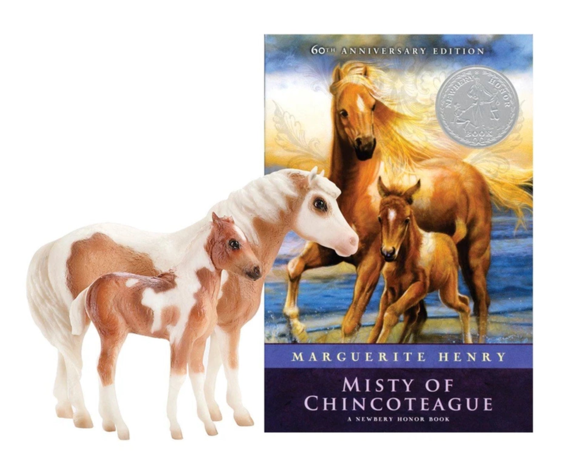 Breyer Spirit of the Horse Misty & Stormy Models and Book Set