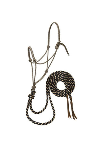 Weaver Leather Silvertip® Loping Rope Halter with 8' Split Reins