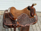 Used Circle Y Buck Stitch 15” Western Saddle