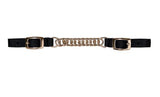 Weaver Leather Nylon Curb Strap with 4-1/2" Flat Link Chain