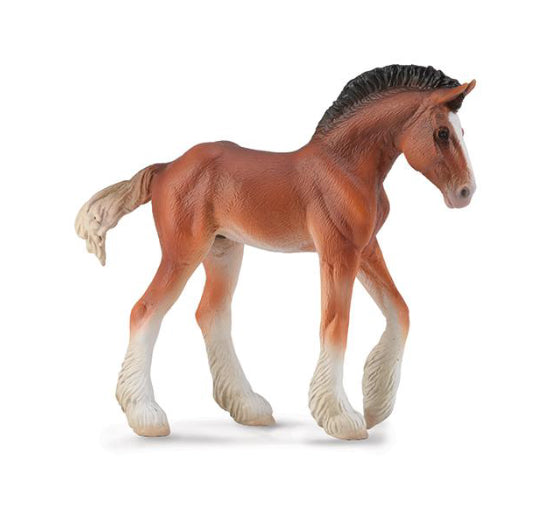 Breyer CollectA Bay Clydesdale Foal