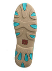 Women’s Twisted X Driving Mocs- Turquoise / Leopard