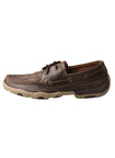 Women’s Twisted X  Driving Mocs- Brown / Emboss Flower- WDM0070