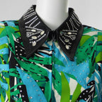 Ladies Western Collection Tropical Blue & Green Show Jacket