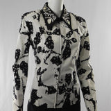 Ladies Western Collection Black and White Splotch Show Jacket